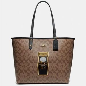 COACH⭐️PAC-MAN Limited Edition Reversible Tote Bag